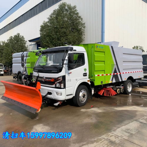 东风吸尘式扫路车 高效清洁的城市卫士